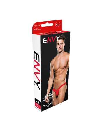 Tanga Lowrise Envy Zip Rojo L/XL