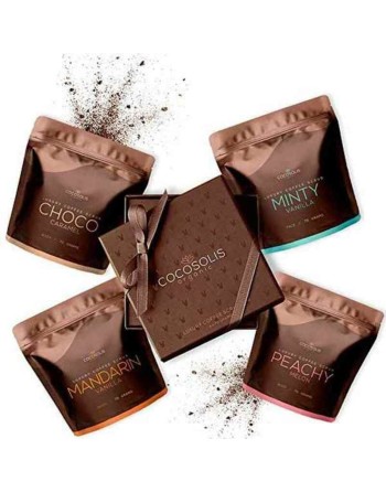 Facial Exfoliator Luxury Coffee Scrub Box Cocosolis Luxury Coffee Scrub Box 4 Pieces (4 x 70 ml)