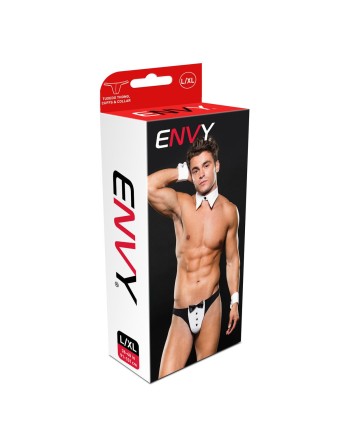 Set Erótico Tuxedo Envy EC06-BLKML M/L