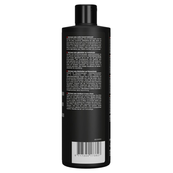 Lubricante Corporal con Base de Agua (500 ml) Cobeco Body Lube 500 ml
