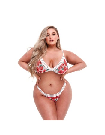 Set di Lingerie Baci Lingerie 838-SEG-3 Multicolore XL (Queen) (2 pcs)