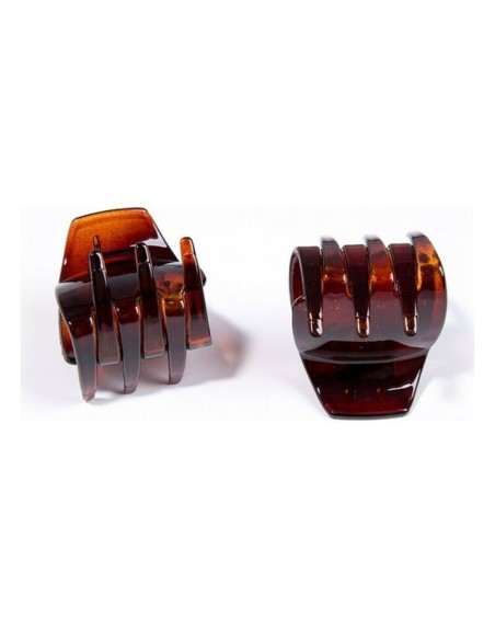Clip Inca Pinza Concha Francesa Brown