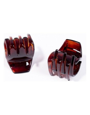 Clip Inca Pinza Concha Francesa Brown