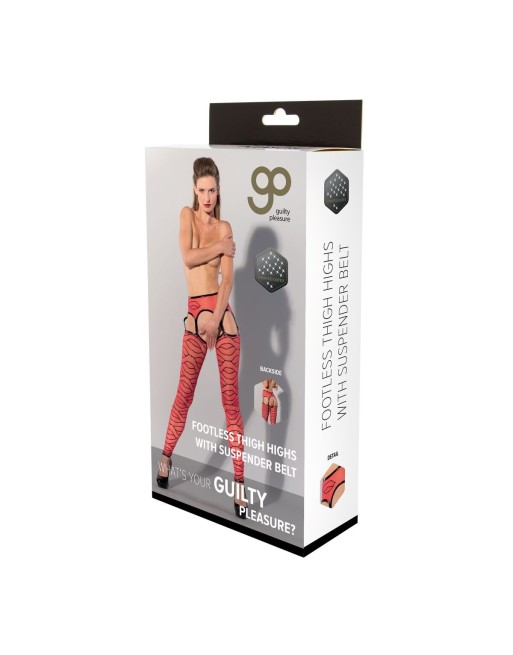 Strümpfe Guilty Pleasure Rot (L)