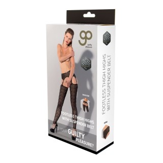 Strømper Guilty Pleasure Sort (XL)