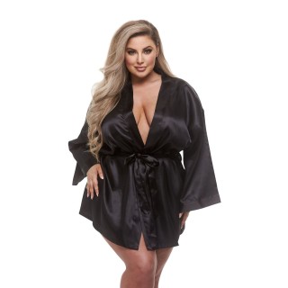 Bata Baci Lingerie All Satin Negro XL