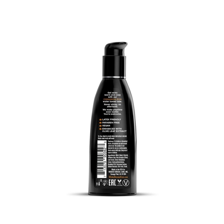 Aqua Cinnamon Bun Waterbased Lubricant 60 ml Wicked 60 ml