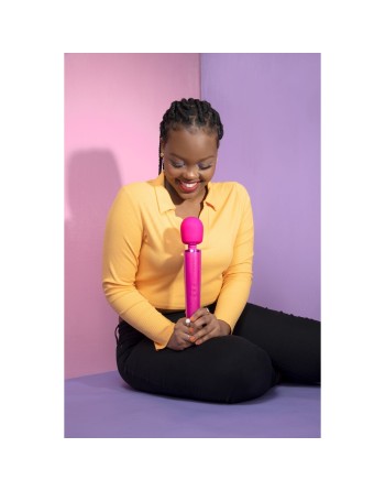 Varita Masajeadora Recargable Le Wand Magenta Rosa