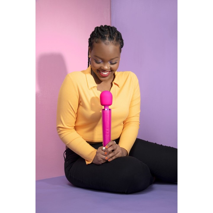 PalmPower -Recharge deMasseur PalmPower Le Wand Magenta Rose