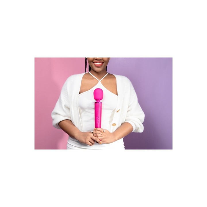 Varita Masajeadora Recargable Le Wand Magenta Rosa