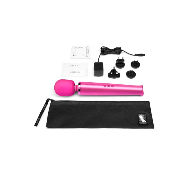 PalmPower -Recharge deMasseur PalmPower Le Wand Magenta Rose