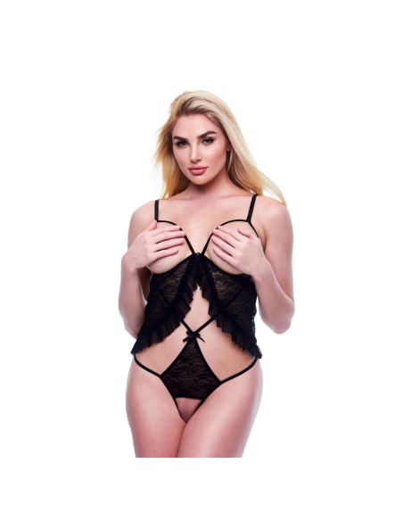 Body Baci Lingerie Peek-a-boo Sort M/L