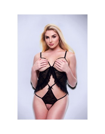 Body Baci Lingerie Peek-a-boo Sort M/L