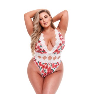 Body Baci Lingerie Floral & Lace Bunt XL Queen