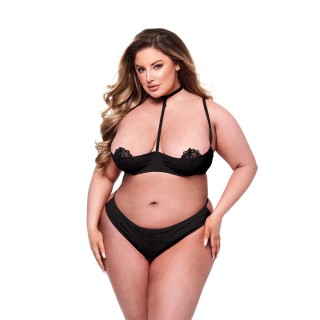 Ensemble de Lingerie Baci Lingerie Quarter Noir 2 Pièces (Queen size)