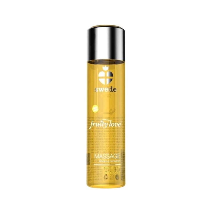 Erotisk massageolie Swede 120 ml Varme Effekt Honning Tropiske frugter