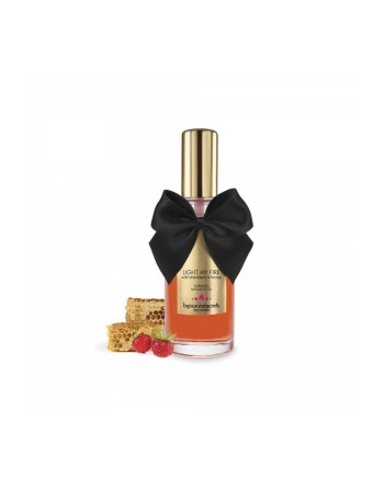 Huile de massage érotique Bijoux Cosmetiques Light My Fire 100 ml Fraise Effet chaleur