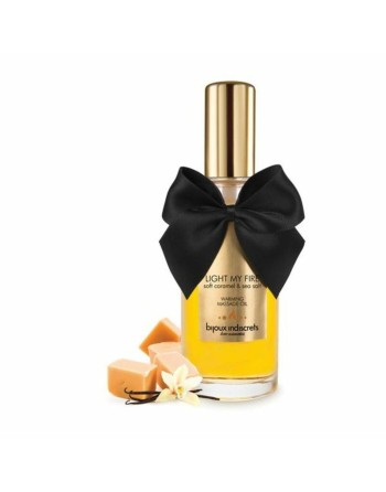 Erotic Massage Oil Bijoux Cosmetiques Light My Fire 100 ml Caramel Heating Effect