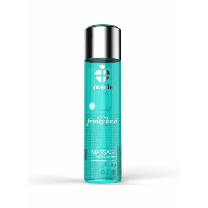 Erotisk massageolie Swede 120 ml Varme Effekt Lime Solbær