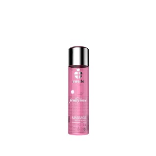 Aceite de Masaje Erótico Swede 60 ml Vino Espumoso de Fresa Efecto Calor
