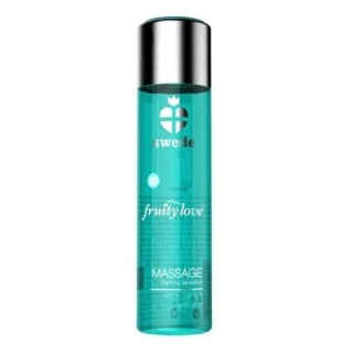 Olio per Massaggio Erotico Swede 60 ml Effetto Calore Lime Ribes Nero