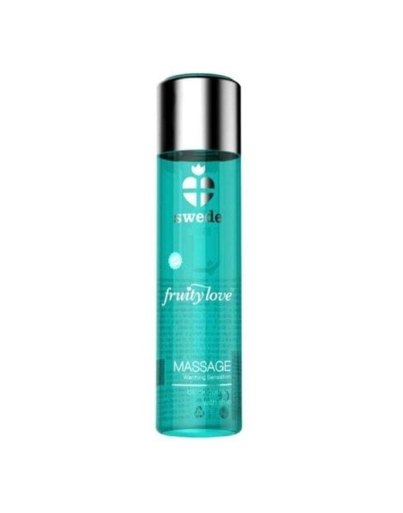 Olio per Massaggio Erotico Swede 60 ml Effetto Calore Lime Ribes Nero