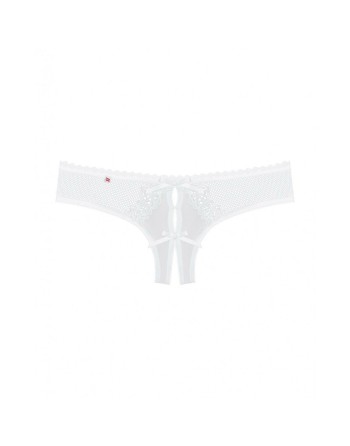 Bragas Blancas con Encaje Alabastra Obsessive OBS-8208991-S/M-OLD S/M Blanco