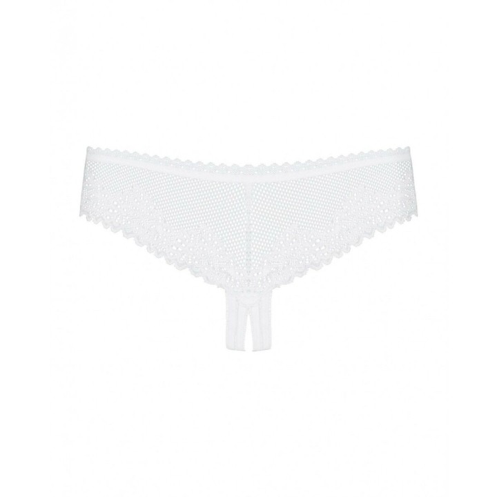 Culottes Blanches avec Dentelle Albâtre Obsessive OBS-8208991-S/M-OLD S/M Blanc