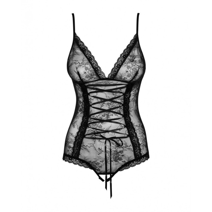 Blonde Bodysuit Slevika Obsessive Slevika teddy XXL/XXXL