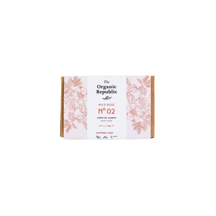 Saponetta The Organic Republic Jabón Rosa Mosqueta 100 g