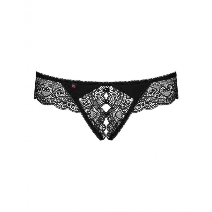 Thong Obsessive Miamor Black Lace L/XL