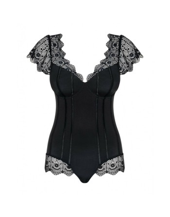 Leotard Obsessive Moketta S/M Black