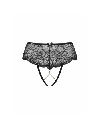 Tanga Obsessive Pearlove Noir XS/S