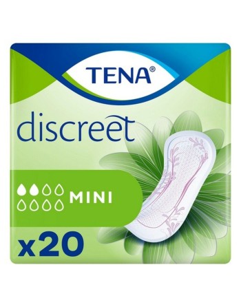 Compresses pour Incontinence Tena Discreet Mini 20 Unités
