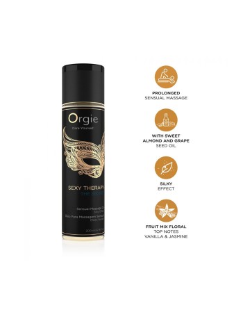 Aceite de Masaje Erótico Orgie SEXY THERAPY THE SECRET 200 ml