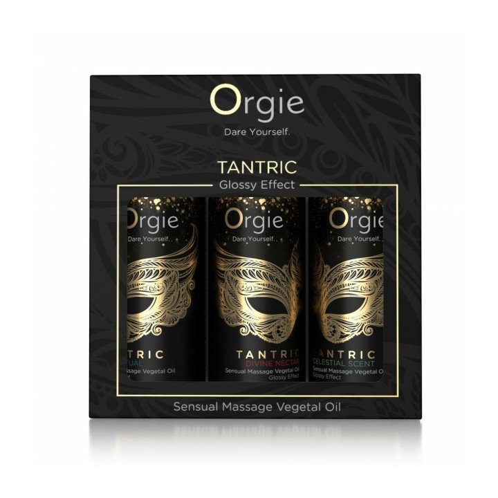 Erotisk massageolie Orgie Tantric Mini 30 ml x 3