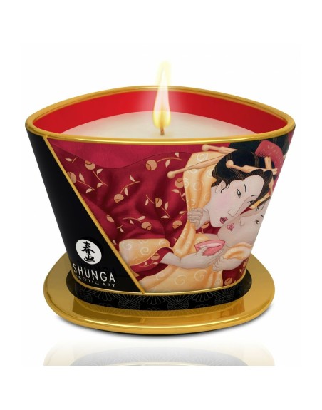 Massage Candle Shunga Strawberry Champagne 170 ml