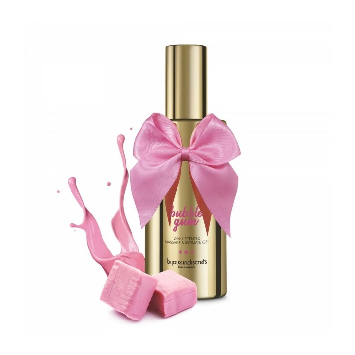 Bubblegum 2 i 1 Massage & Glidecreme Bijoux Indiscrets 12878