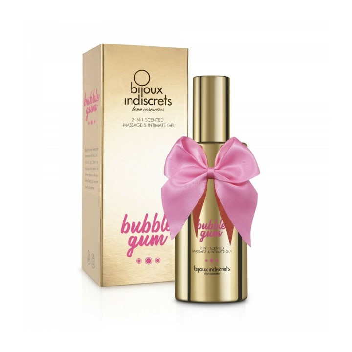 Bubblegum 2 en 1 Massage & Lubrifiant Bijoux Indiscrets 12878