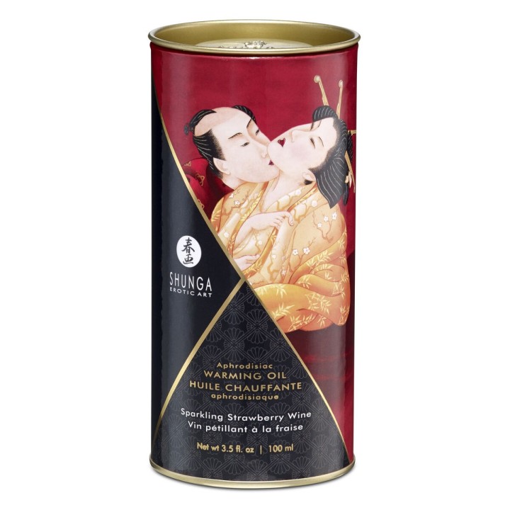 Aceite de Masaje Erótico Shunga SHU127-SPARKLING STRAWBERRY WINE 100 ml Fresa