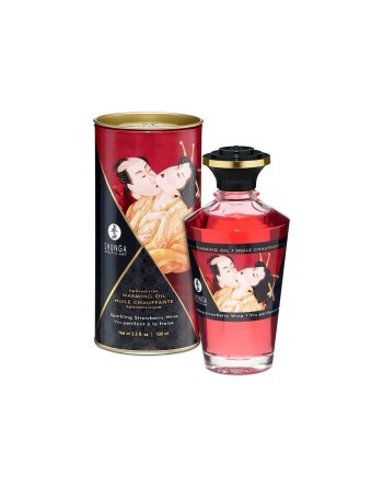 Aceite de Masaje Erótico Shunga SHU127-SPARKLING STRAWBERRY WINE 100 ml Fresa