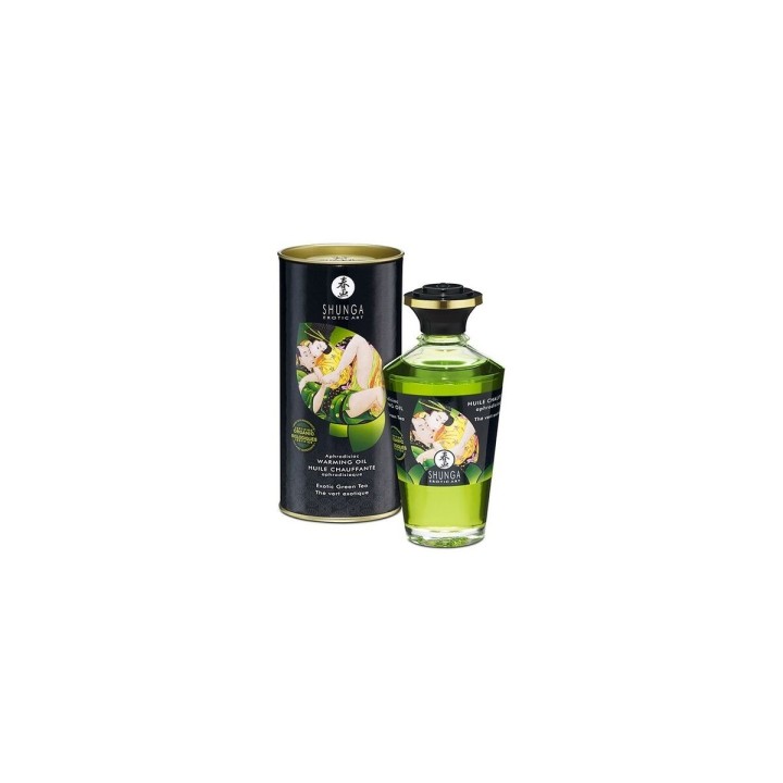 Erotisk massageolie Shunga 100 ml Grøn Te