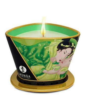 Bougie de massage Shunga 8401700 Thé vert 170 ml