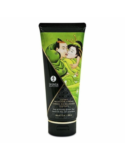 Crema para Masajes Shunga 200 ml Té Verde Pera