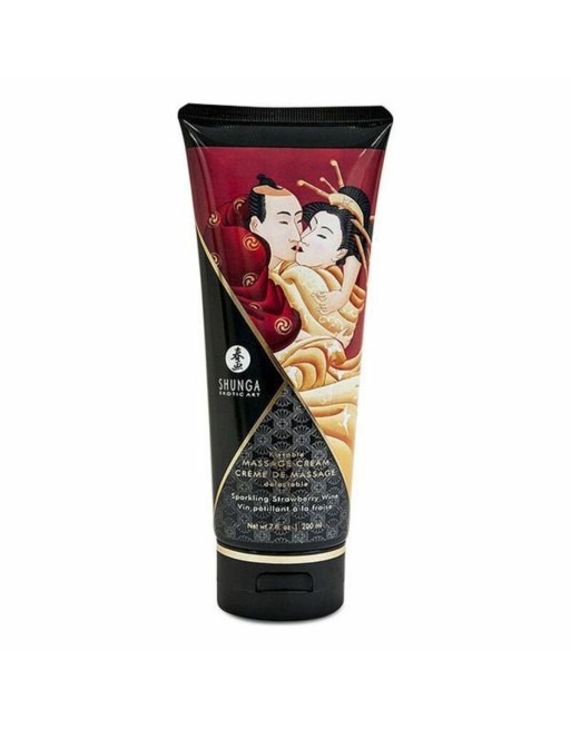 Massage creme Shunga 200 ml Jordbær