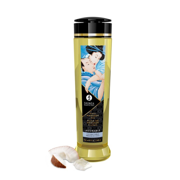Huile de massage érotique Shunga 240 ml Coco