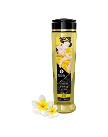 Olio per Massaggio Erotico Shunga Serenity Monoi 240 ml Afrodisiaco
