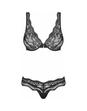 Underwear Set Obsessive Luvae Black L/XL