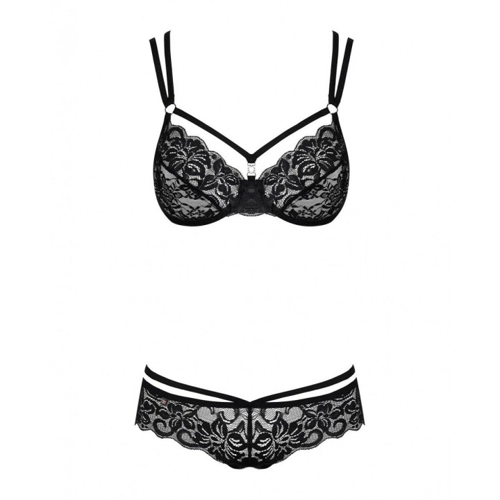 Ensemble de Lingerie Obsessive 860 Noir L/XL