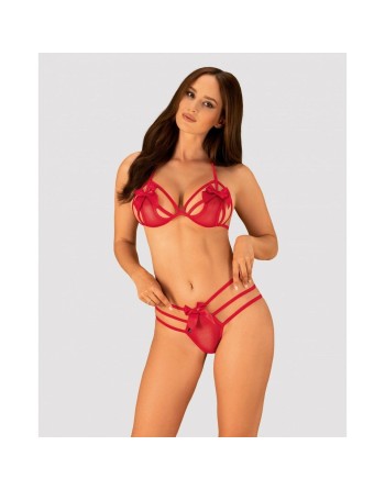 Ensemble de Lingerie Obsessive Giftella Rouge L/XL